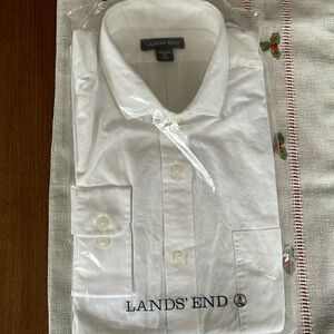 Lands’ End Dress/Sport Shirt - new